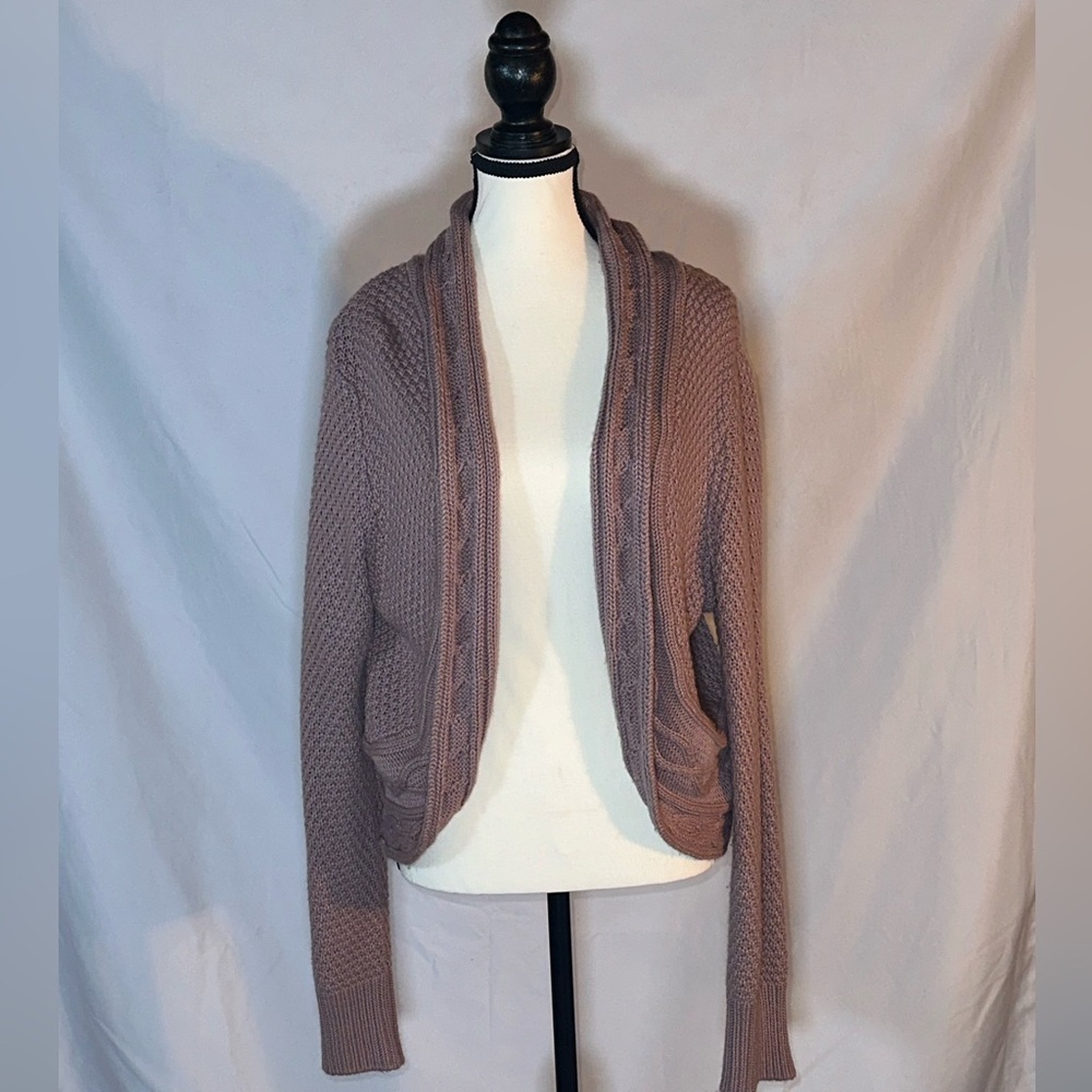 FDJ French Dressing Club • Rose Colored Cardigan • Size XL